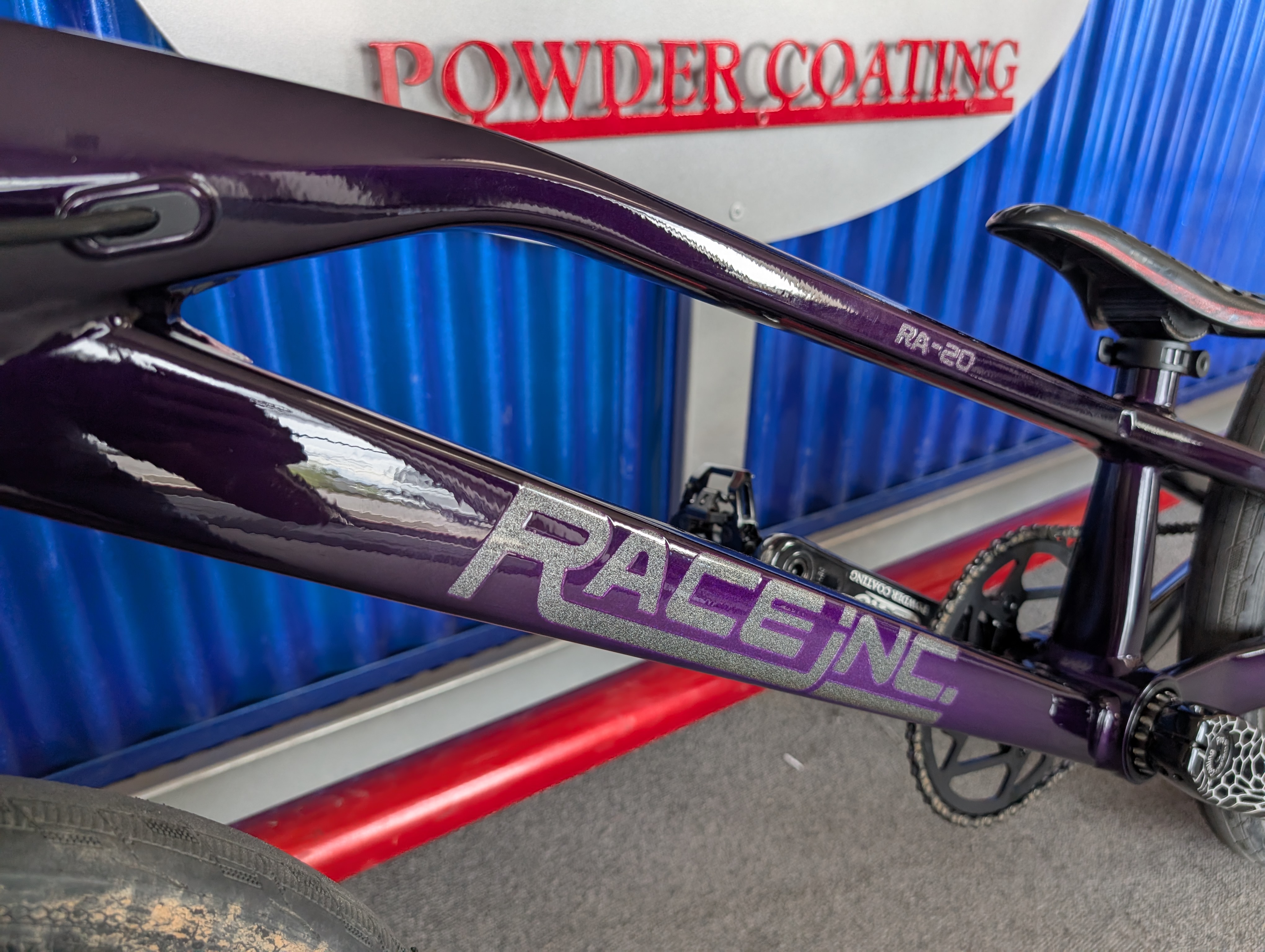 Db Frame Powder Coated Raceway Powder Coat Bmx Bike Frame | Prismatic Powders