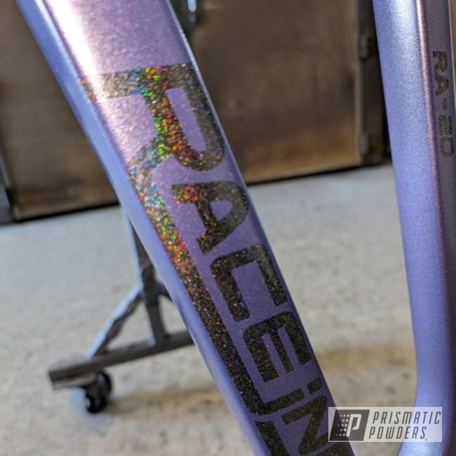 Bmx Bike Frame Powder Coated In Pmb-4911, Ppb-5115, Pmb-10367, Pmb-6907 And Pms-11273
