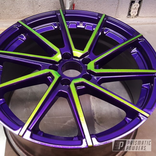 Powder Coated Two Toned 18 Inch Wheels
