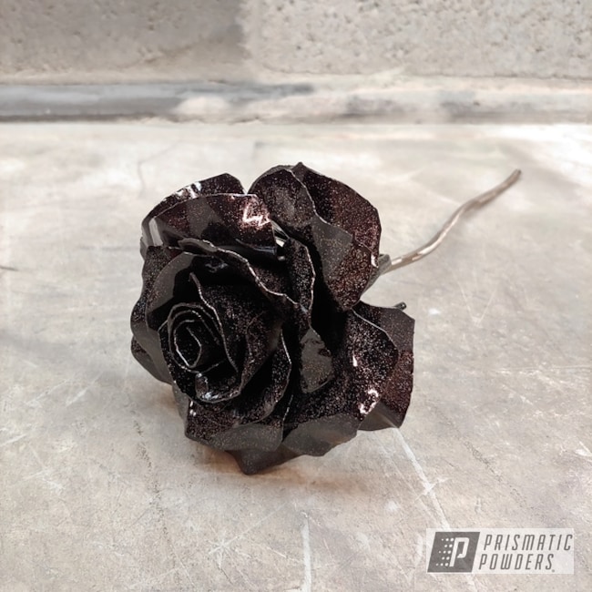 Powder Coated Metal Rose