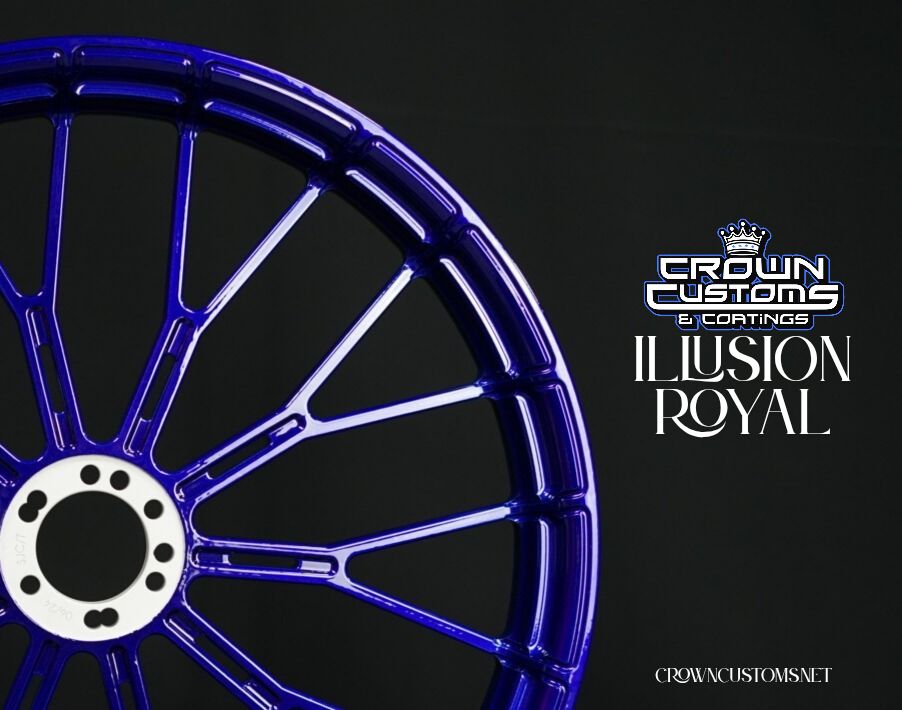 Masonic Motorcycle Rims Custom Motorcycle Wheels finished with a Illusion Royal Finish ...