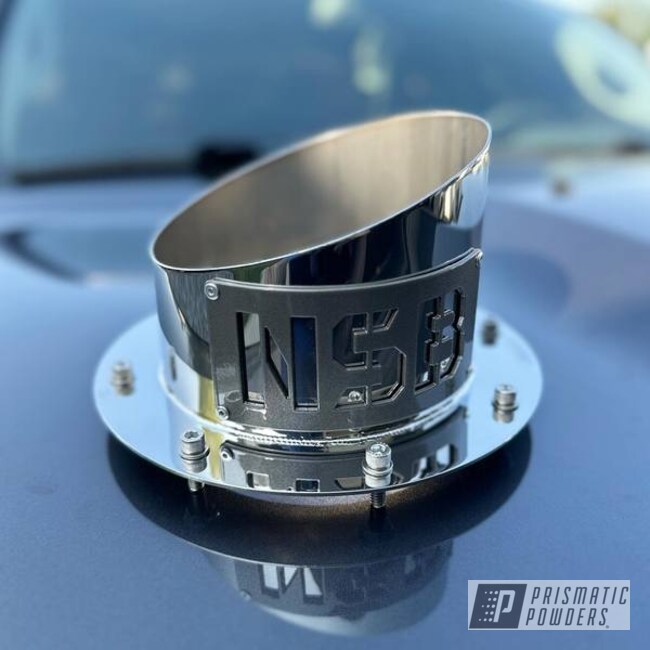 Polished Nsb Hood Stack With Kingsport Grey Emblem