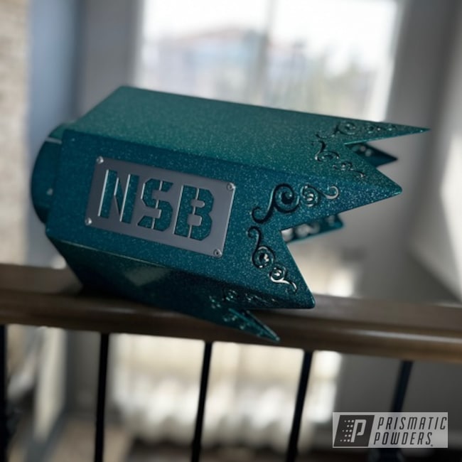 Super Nova Teal Custom Nsb Spiked Exhaust Tip