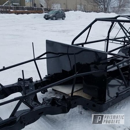 Powder Coating: Automotive,Car Frame,Ink Black PSS-0106,Racing,Race Car Chassis
