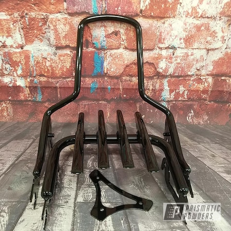 Powder Coating: Ink Black PSS-0106,Motorcycles,Motorcycle Luggage Rack,Primary Cover,Motorcycle Parts