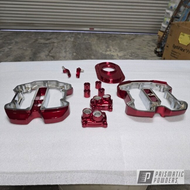 Candy Red Motorcycle Parts