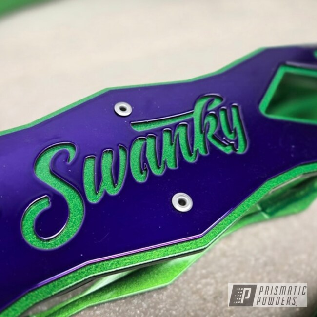 Swanky Mfg Overlay Ladder Bars Illusion Green Ice X Candy Purple
