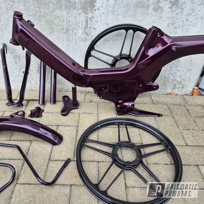 Motorcycle Parts Powder Coated