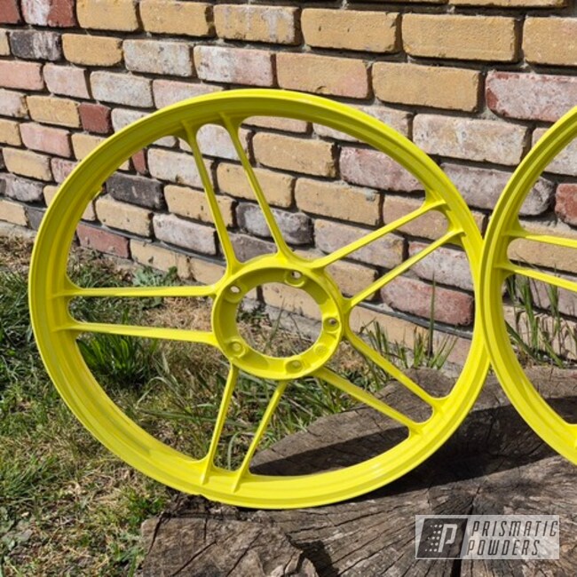 Lemon Peel Motorcycle Wheels