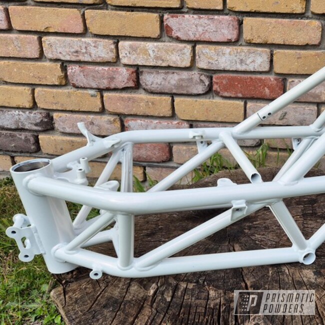 Motorcycle Frame Powder Coated