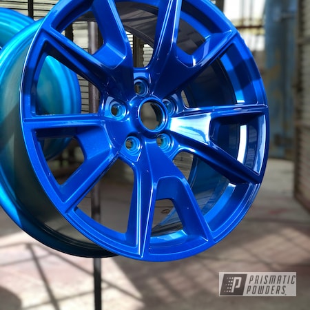 Powder Coating: Sable Royal Blue PMB-2146,19" Aluminum Rims,Ford,Ford Mustang,Automotive,Wheels