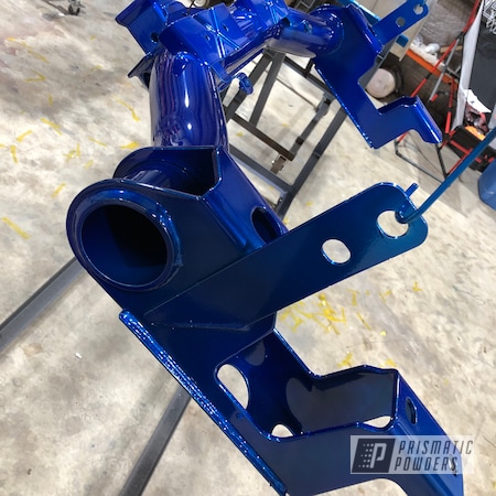 Powder Coating: Chevy,Peeka Blue PPS-4351,Chevrolet,Suspension,Clear Vision PPS-2974,SUPER CHROME USS-4482,Automotive,GMC