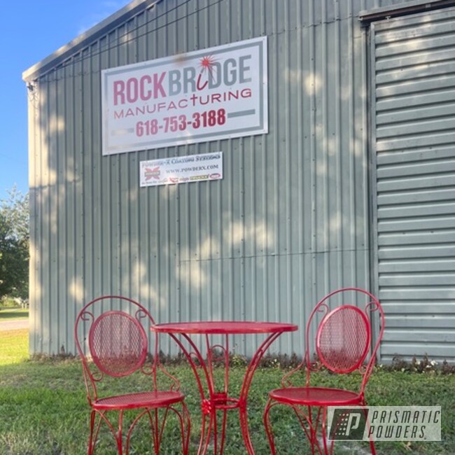 Flag Red Patio  Set 