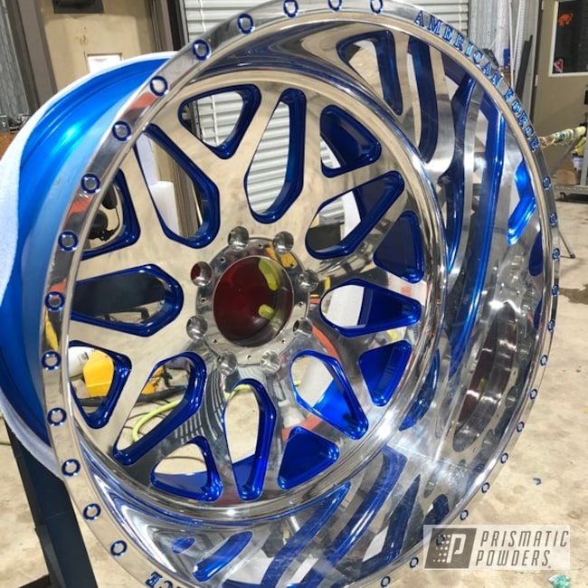 Powder Coated Blue American Force Wheels