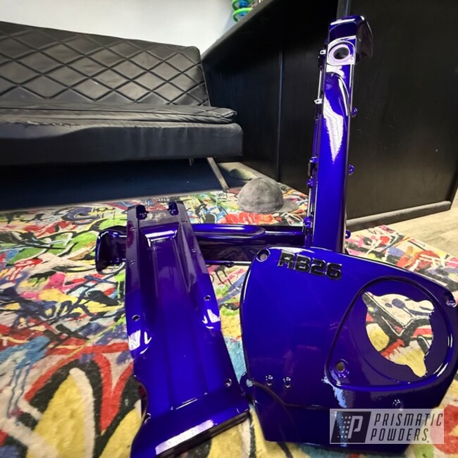Rb26 Covers And Intake Powder Coated In Psb-4629 And Pps-2974