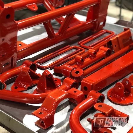Powder Coating: Automotive,Clear Vision PPS-2974,Glazed Gold PPB-5156,liftkit,Lift Kit,Toyota,Bullet Proof Lift,Astatic Red PSS-1738,Suspension