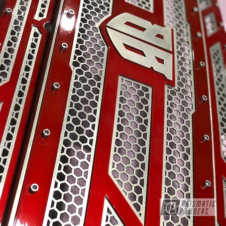 Powder Coating: Wizard Red PPS-4690,Ford,Boostbar,Grille,Clear Vision PPS-2974,Prismatic Gold HMB-4137,Automotive