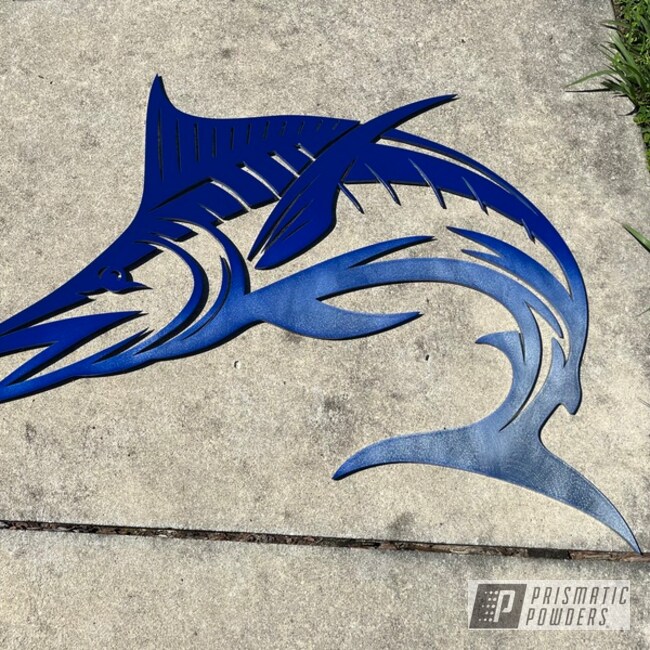 Sierra Blue Custom Metal Swordfish
