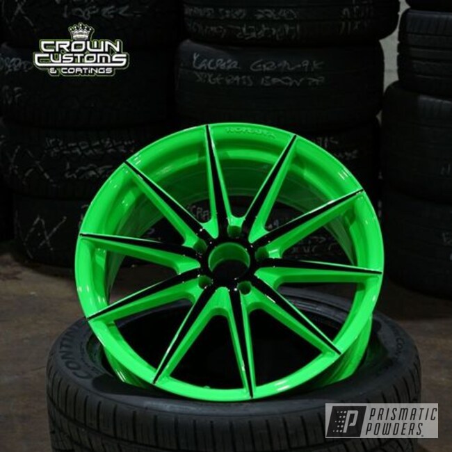 Custom Wheel Powder Coated