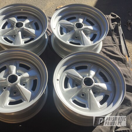 Powder Coating: 15 Inch Wheels,Rally Silver PMB-4241,Automotive,Wheels