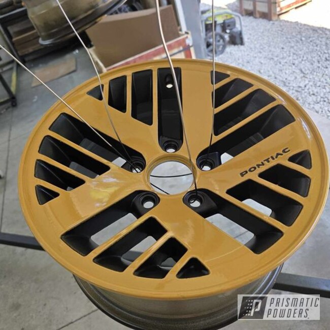 1985 Pontiac Trans Am W/2-tone Powder Coat Job Over Original Rims