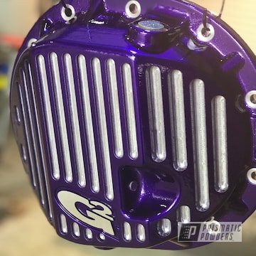 Powder Coated Purple Differential Cover