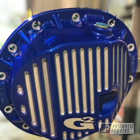 Powder Coating: Automotive,Clear Vision PPS-2974,g2,Illusion Blueberry PMB-6908,Differential Cover