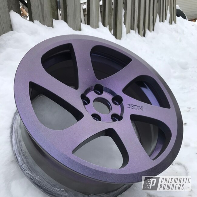 Powder Coated Purple Metallic 18 Inch Wheels