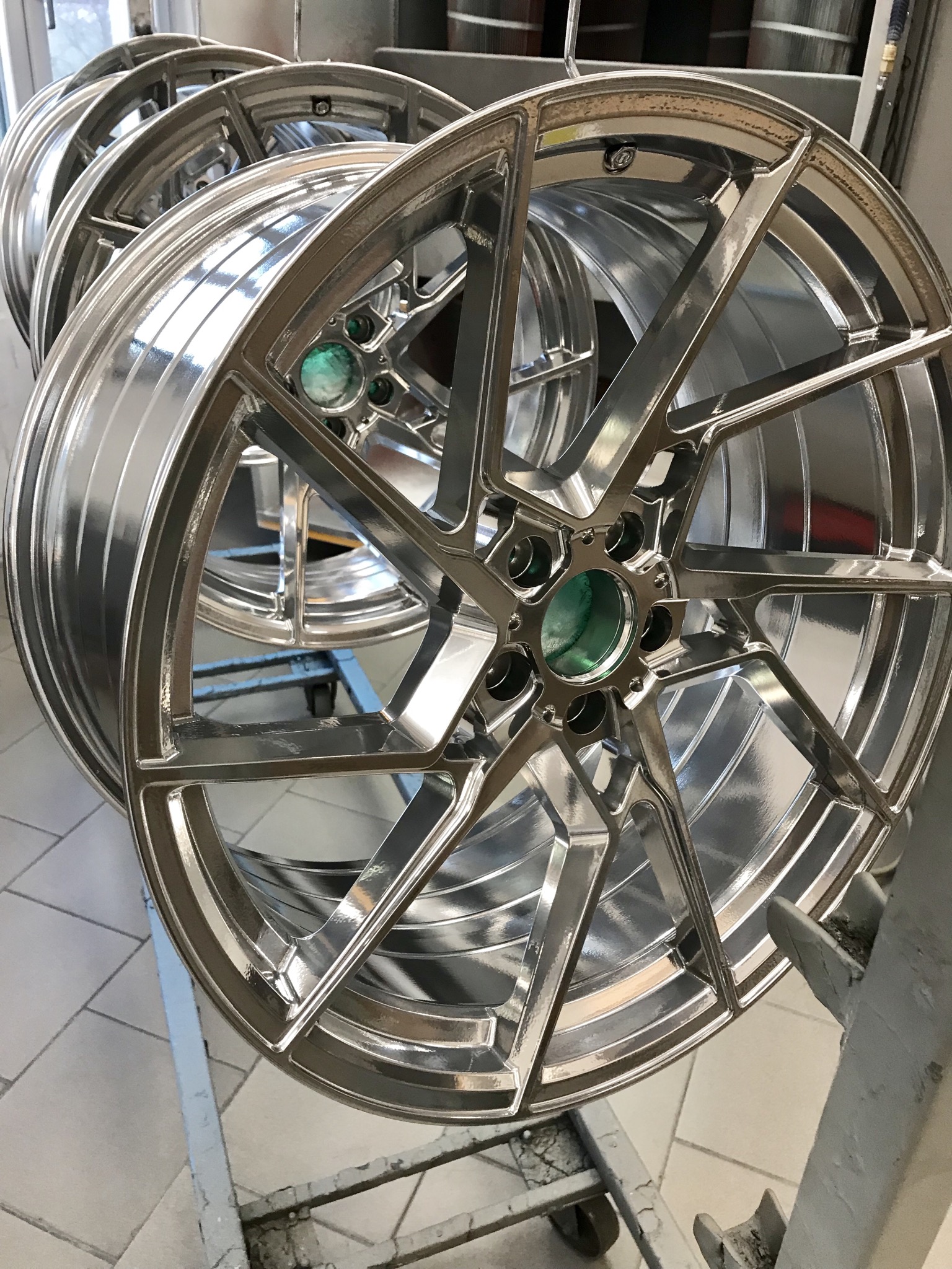 Purple 20 Inch Rims 20 Inch AMG Wheels done in Purple Glaze and Super Chrome | Prismatic ...