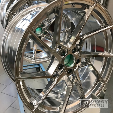 20 Inch AMG Wheels done in Purple Glaze and Super Chrome | Prismatic ...
