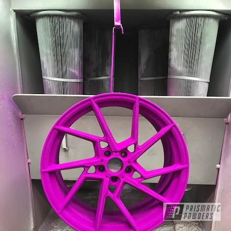20 Inch AMG Wheels done in Purple Glaze and Super Chrome | Prismatic ...