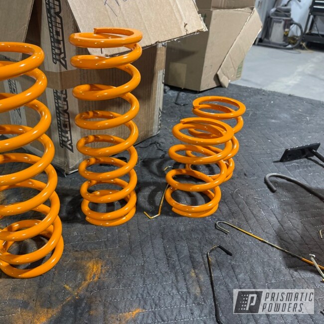 Powdercoating 4 Wheeler Springs