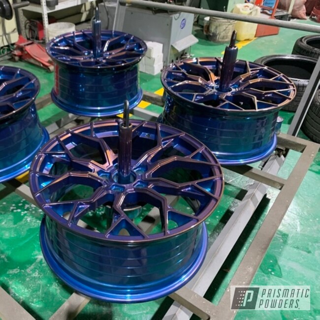 Super Chrome Plus And Blue Morpho Wheels