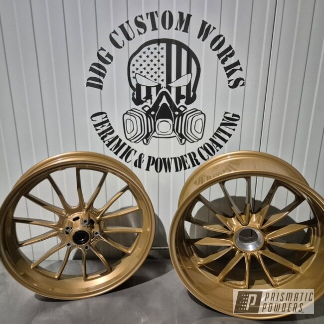 Motorcycle Wheels Powder Coated