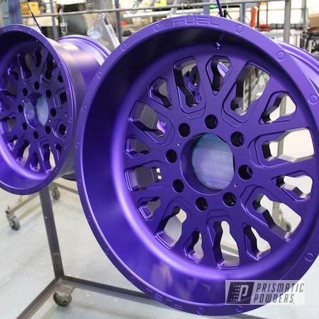Powder Coating: Fuel Wheels,Custom Powder Coated Rims,Forged Wheels,Casper Clear PPS-4005,Illusion Purple PSB-4629,Automotive,Wheels