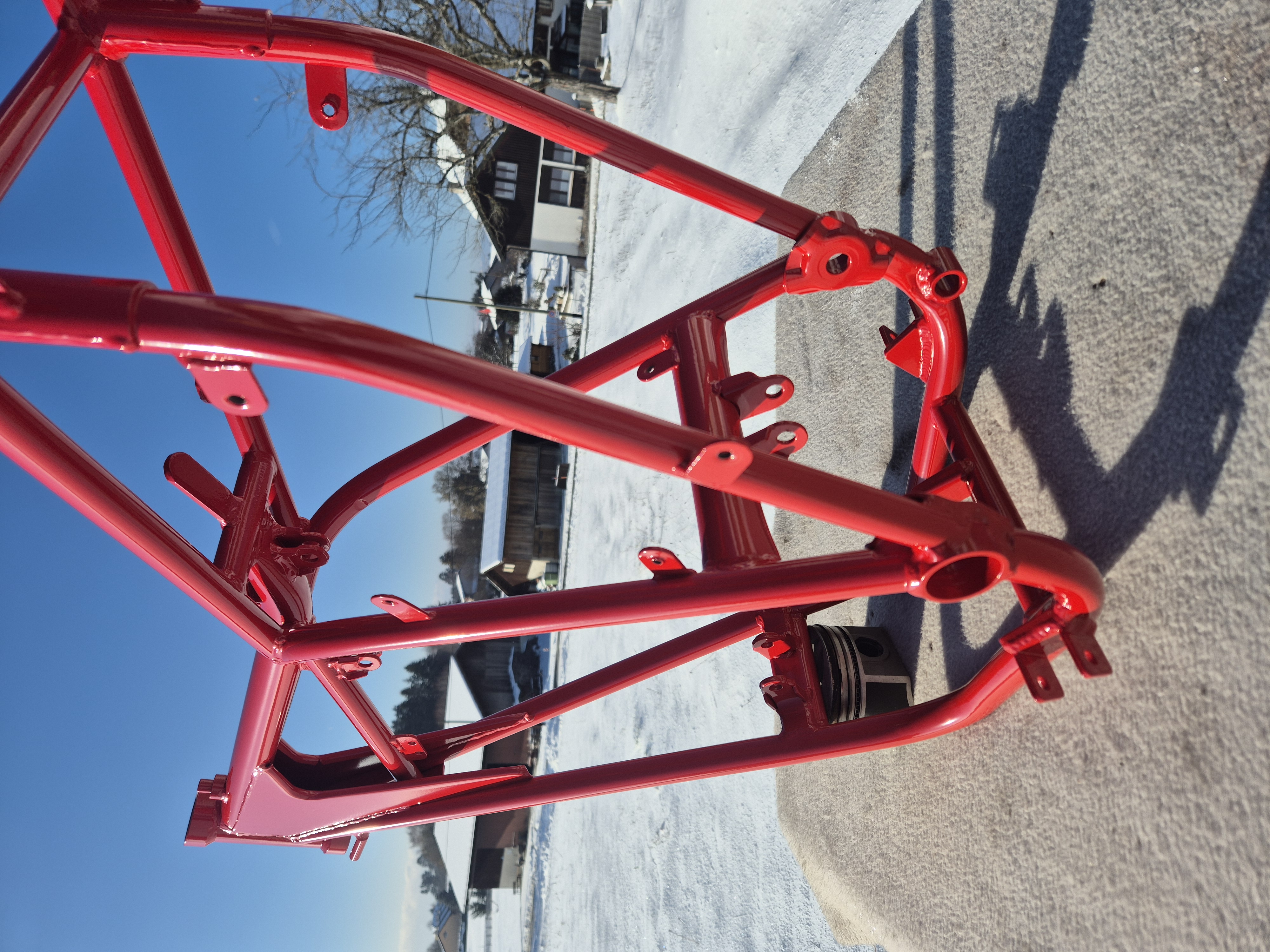 Motorcycle Frame using Pss-10651 | Prismatic Powders