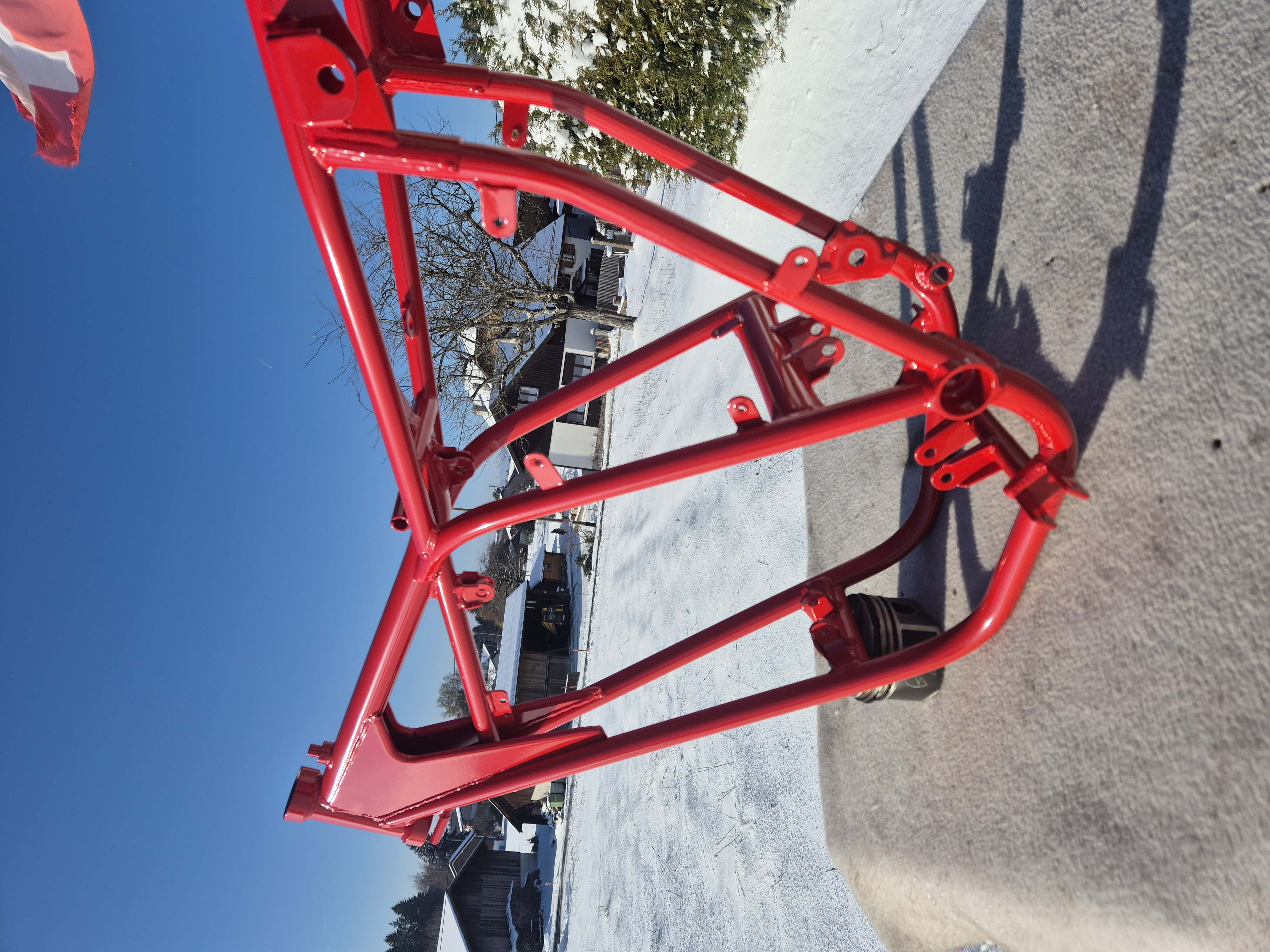 Motorcycle Frame using Pss-10651 | Prismatic Powders