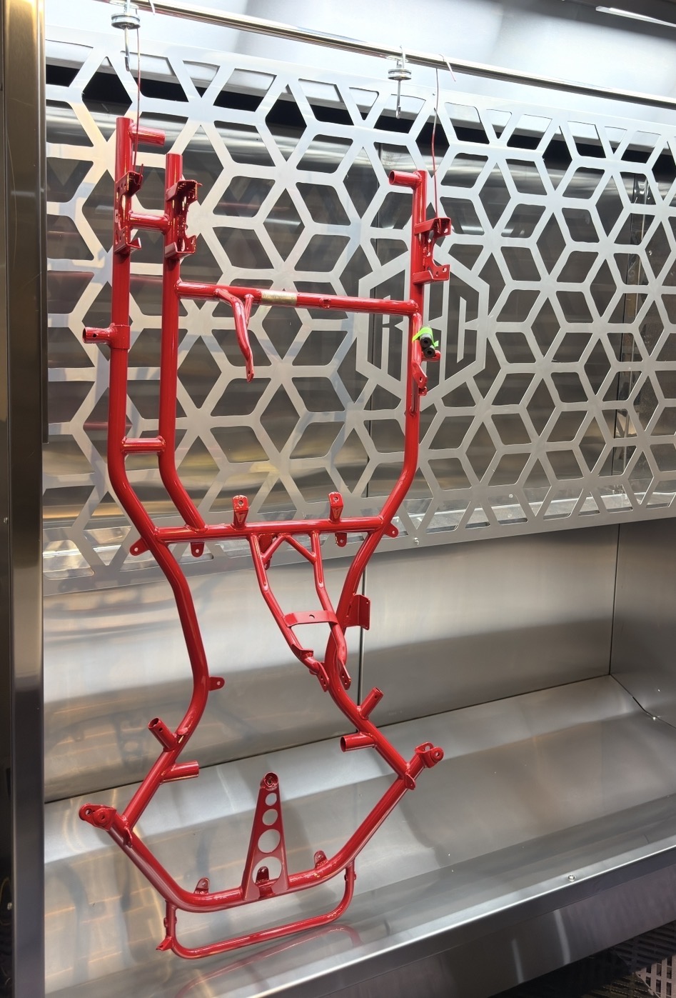 Go car with a Astatic Red Finish | Prismatic Powders