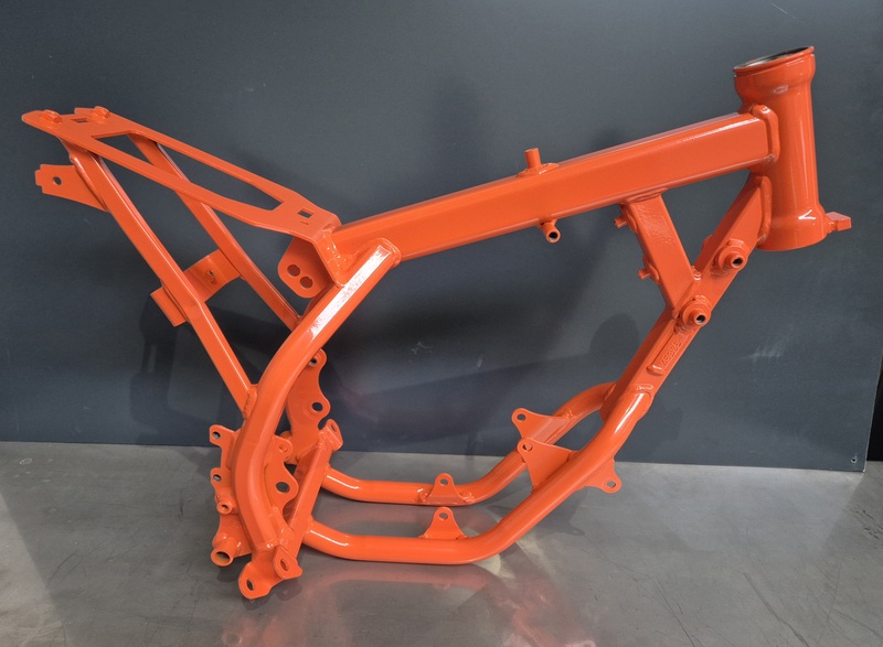 Powder Coat Motorcycle Frame | Prismatic Powders