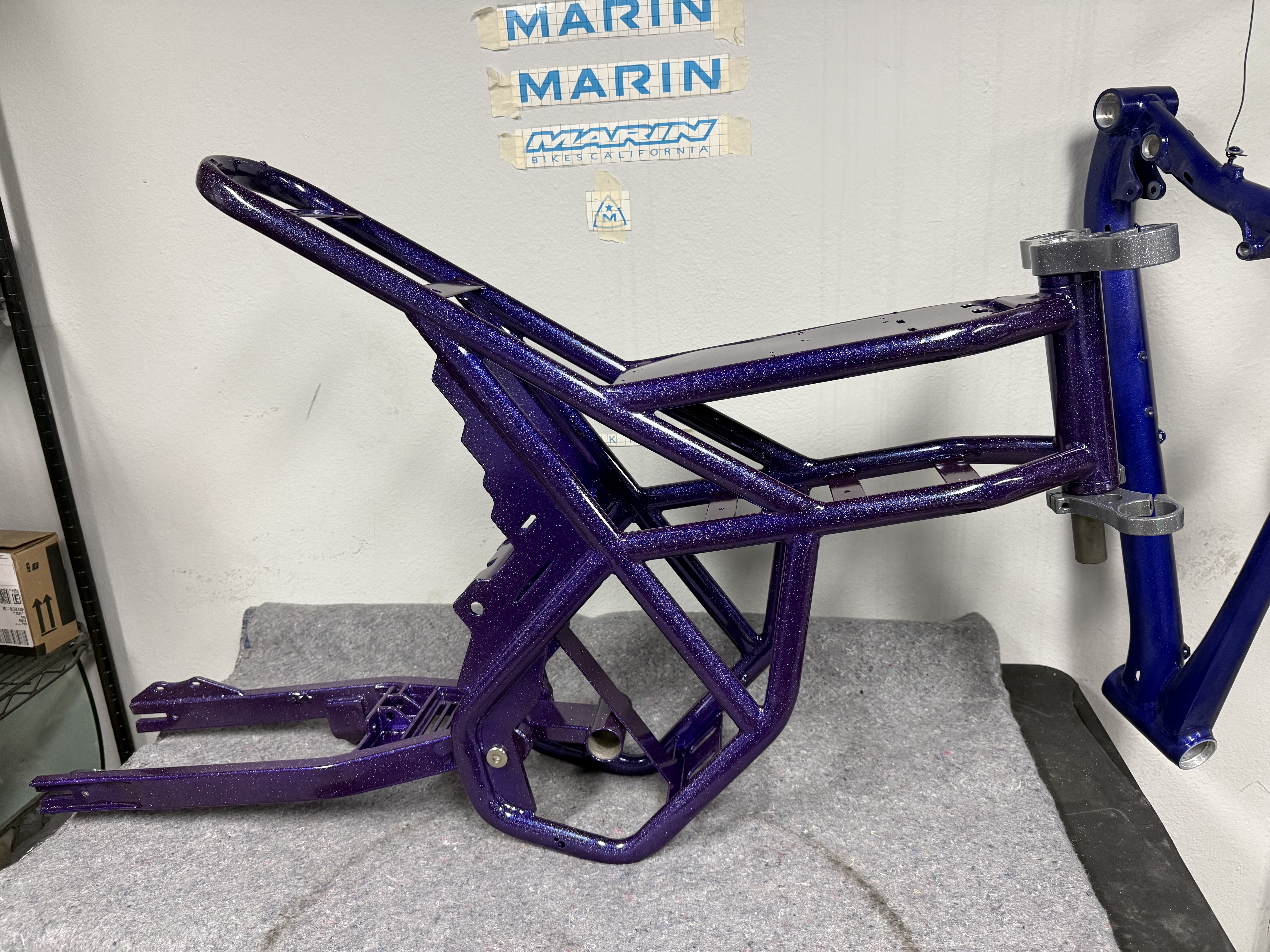 E bike frame and parts powder coated | Prismatic Powders
