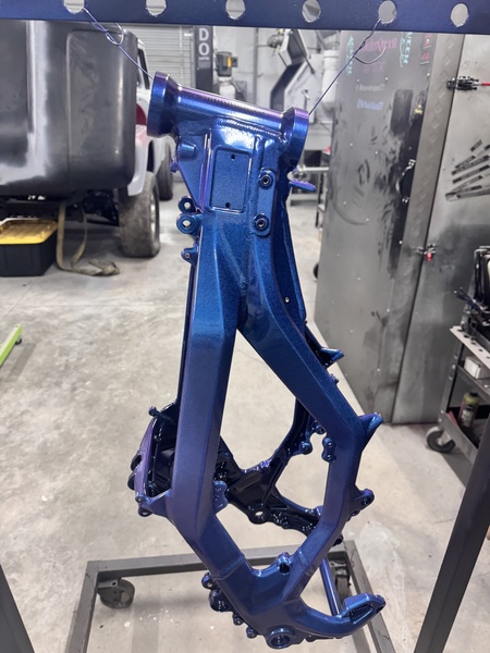 Moto Frame in High Gloss Black, Obsidian Black and Purple Spectrolite ...
