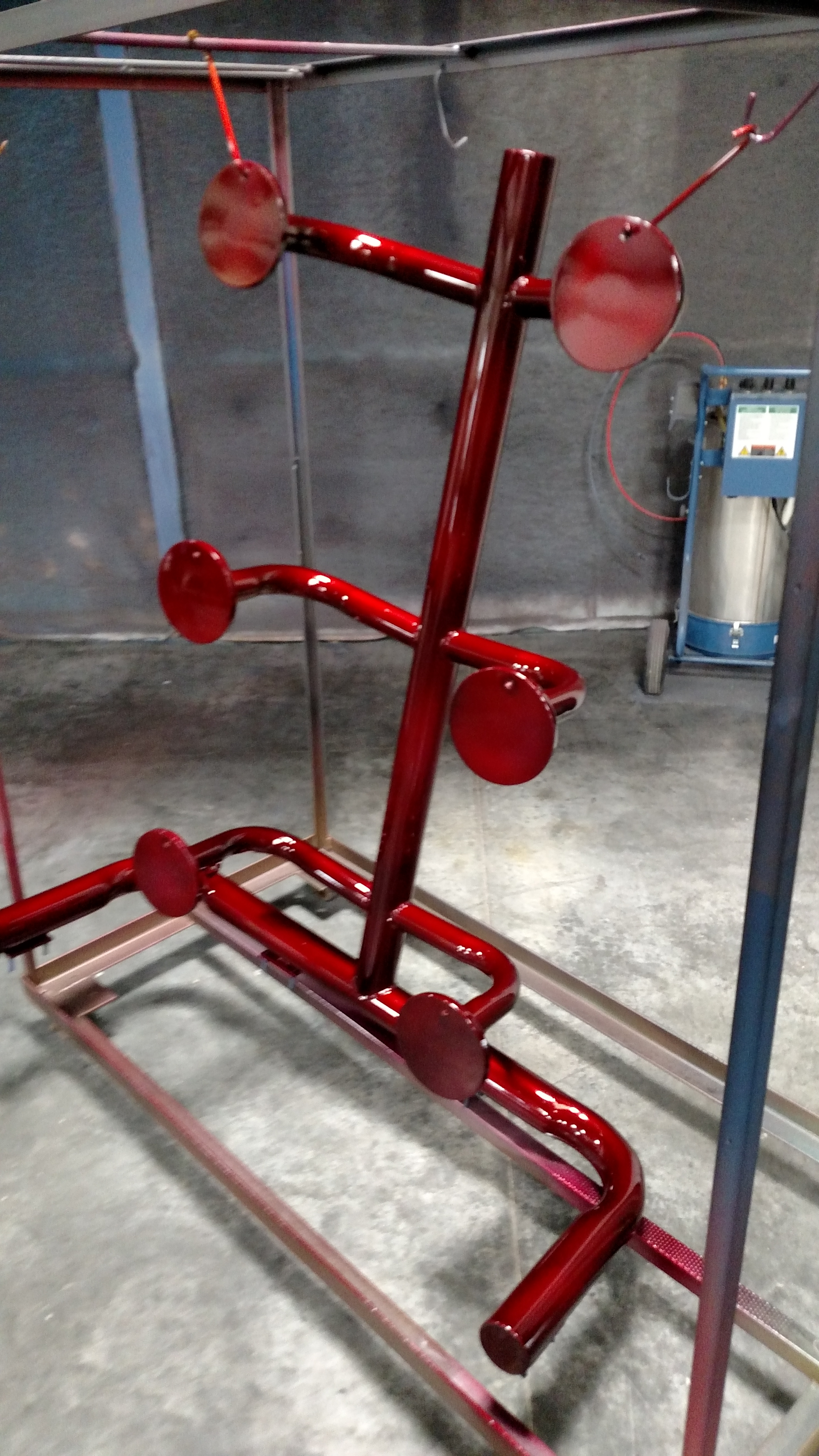 Custom Rack in a Clear Vision, Illusion Cherry and Firecracker Red ...