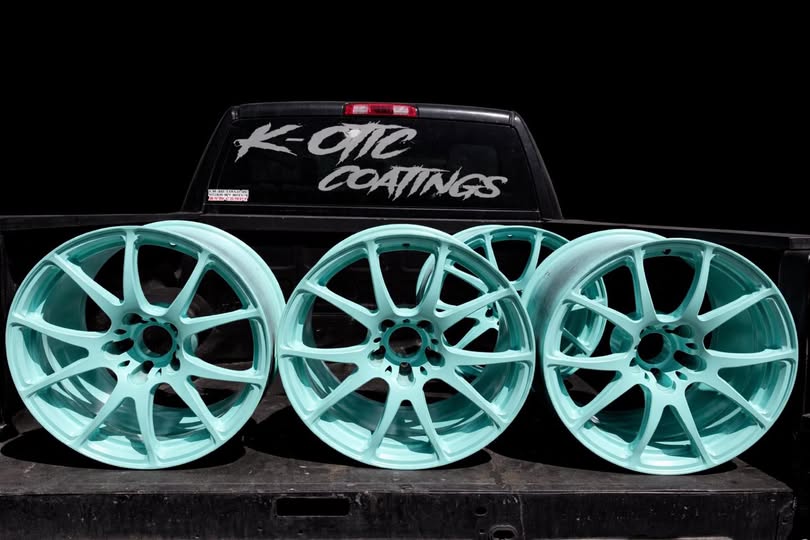 Wheels coated with Pss-4063 | Prismatic Powders