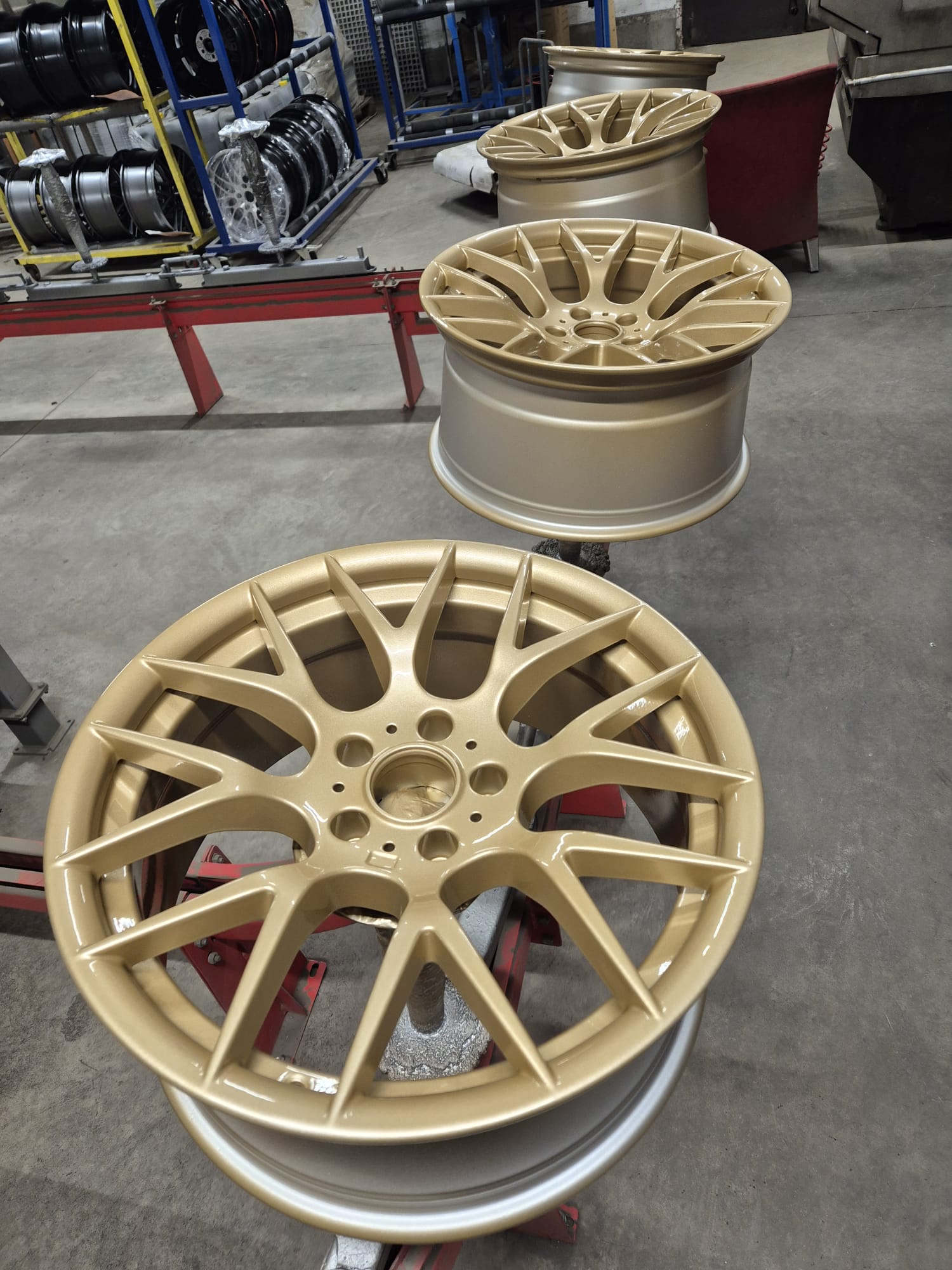 Roman Gold wheels | Prismatic Powders