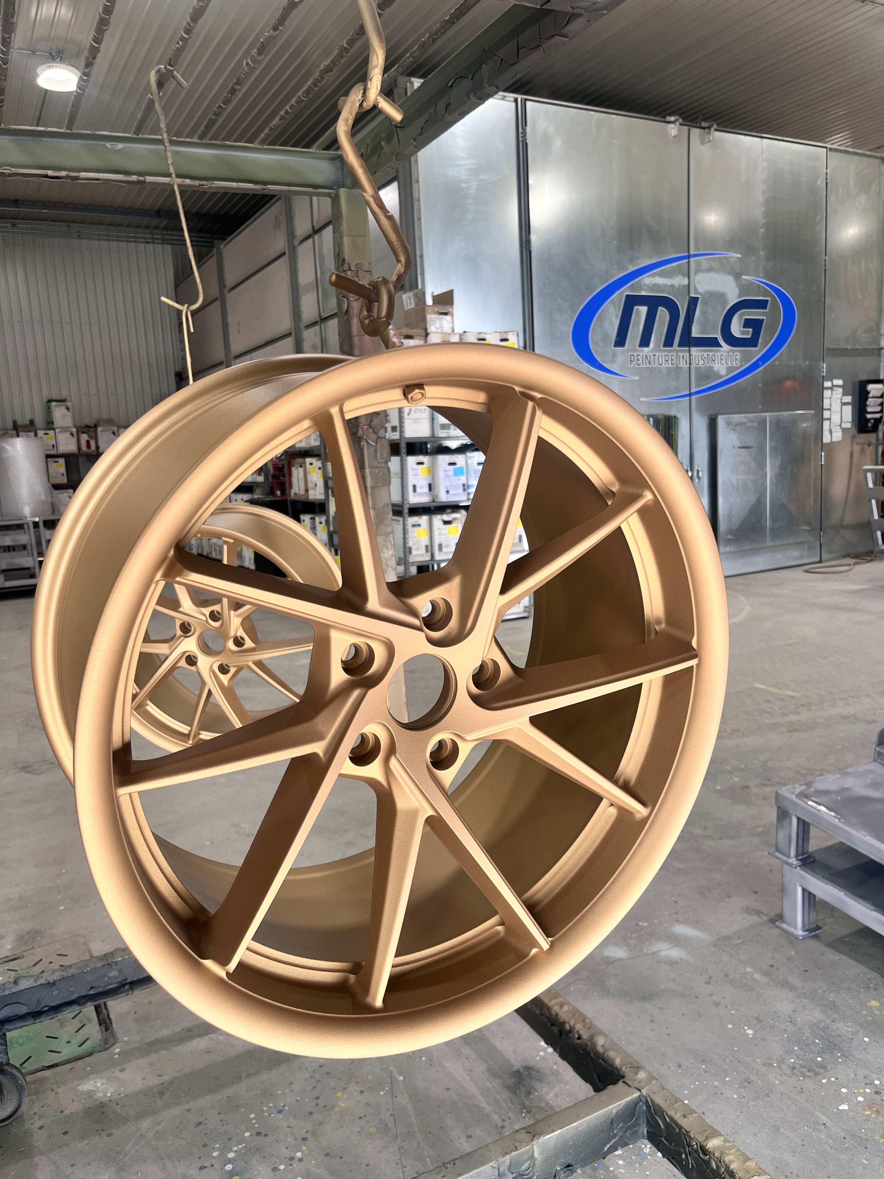 PORSCHE WHEEL SATIN POLY GOLD | Prismatic Powders