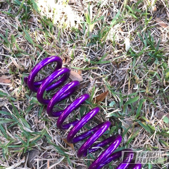 Powder Coated Candy Purple Rear Motorcycle Shock