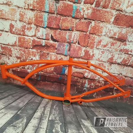 Powder Coating: Bicycles,Chevy Orange PSS-0163,Bicycle Frame