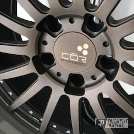 Powder Coating: Cor Wheels,Custom Rims,Automotive,Aluminum Rims,Bronze Twin PCB-4074,Wheels
