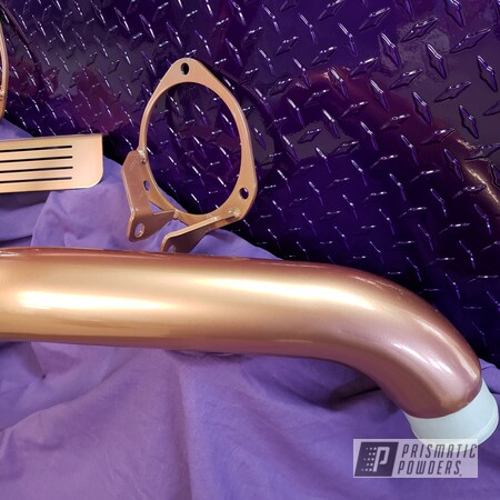 Powder Coating: Cover,Intercooler Pipe, Alternator Cover and Strut Tower Bar Assembly,Subaru,ILLUSION ROSE GOLD - DISCONTINUED PMB-10047,Subaru WRX,Automotive Parts,Clear Vision PPS-2974,Automotive,2018 Subaru,Turbo Pipes,Auto Parts,WRX 50th Anniversary Edition,Strut