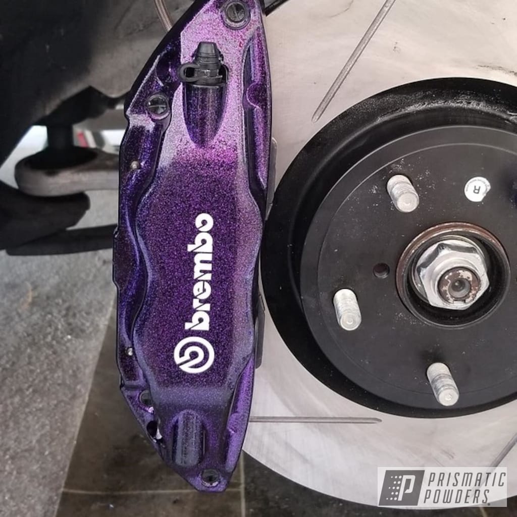 Custom Brembo Brake Calipers done in Disco Purple